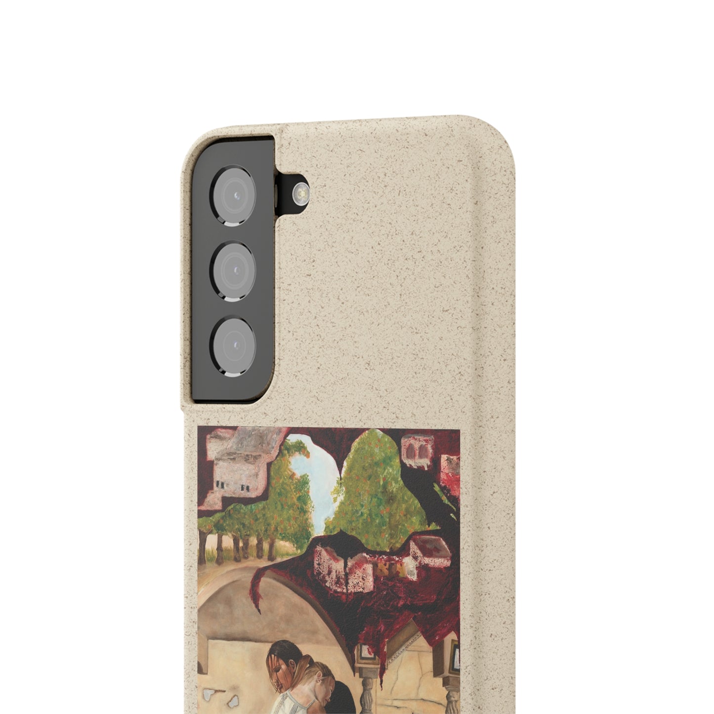 Biodegradable Phone Case Printed with "Psyche of Lost Youth" - art under moonlight