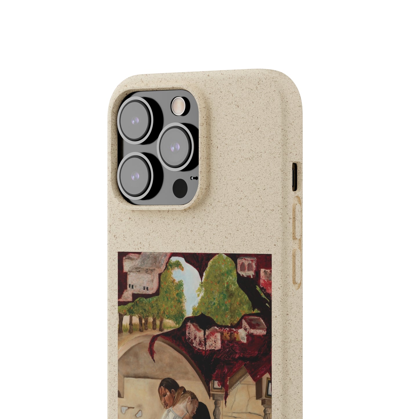 Biodegradable Phone Case Printed with "Psyche of Lost Youth" - art under moonlight