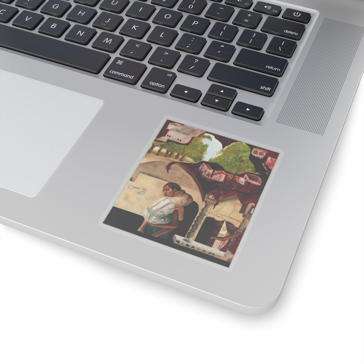 Vinyl Sticker of "Psyche of Lost Youth" - art under moonlight