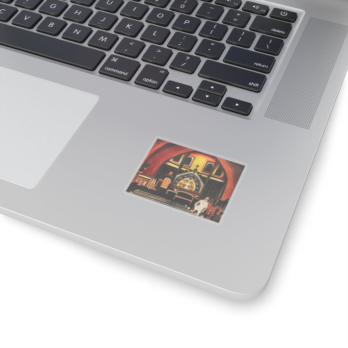 Vinyl Sticker of "Ghosts Inside" - art under moonlight
