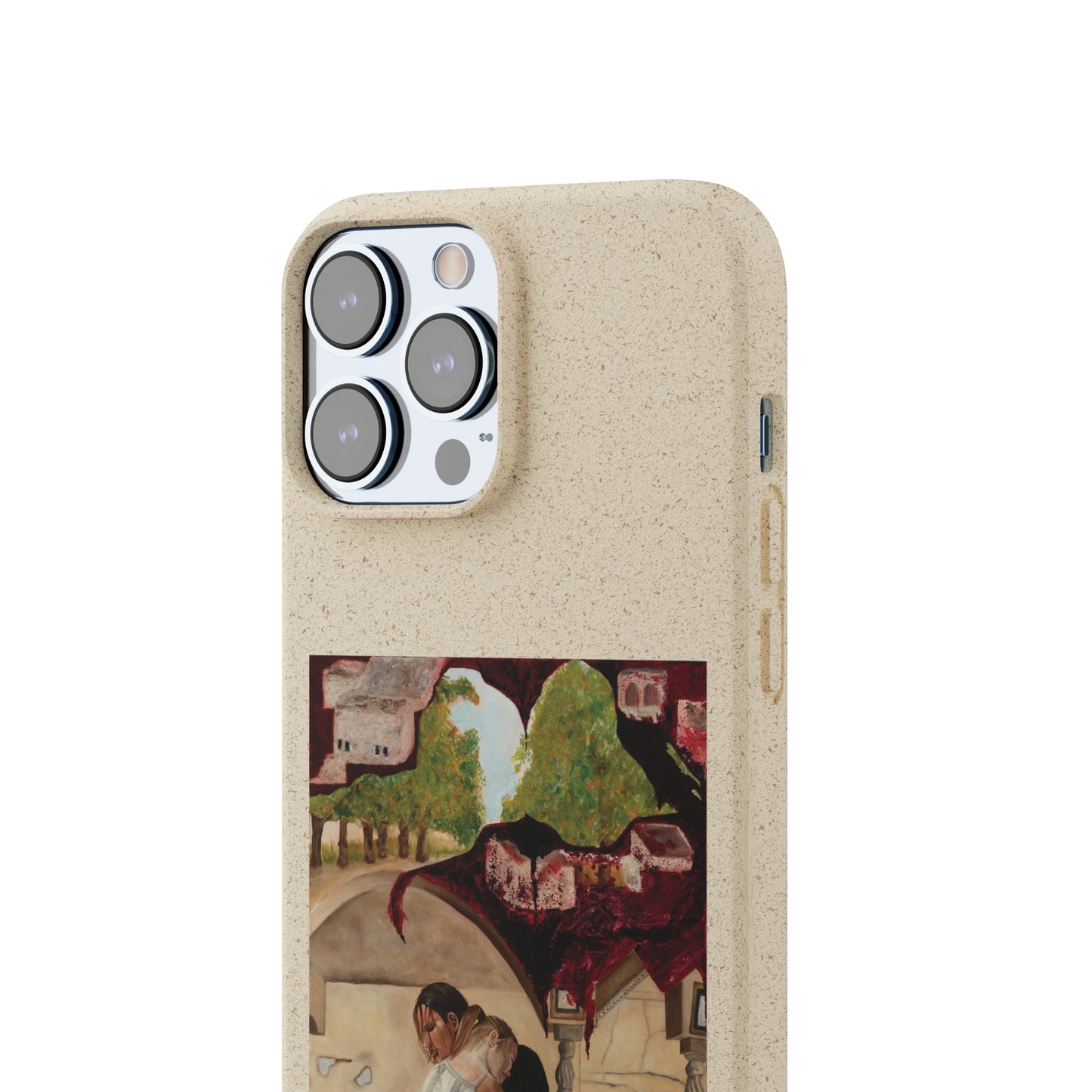 Biodegradable Phone Case Printed with "Psyche of Lost Youth" - art under moonlight