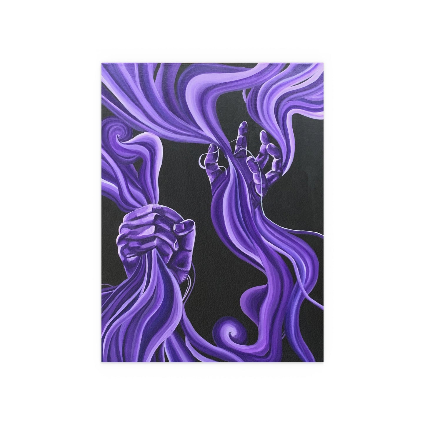 Indoor and Outdoor Silk Poster Print of “Letting Loose" - art under moonlight
