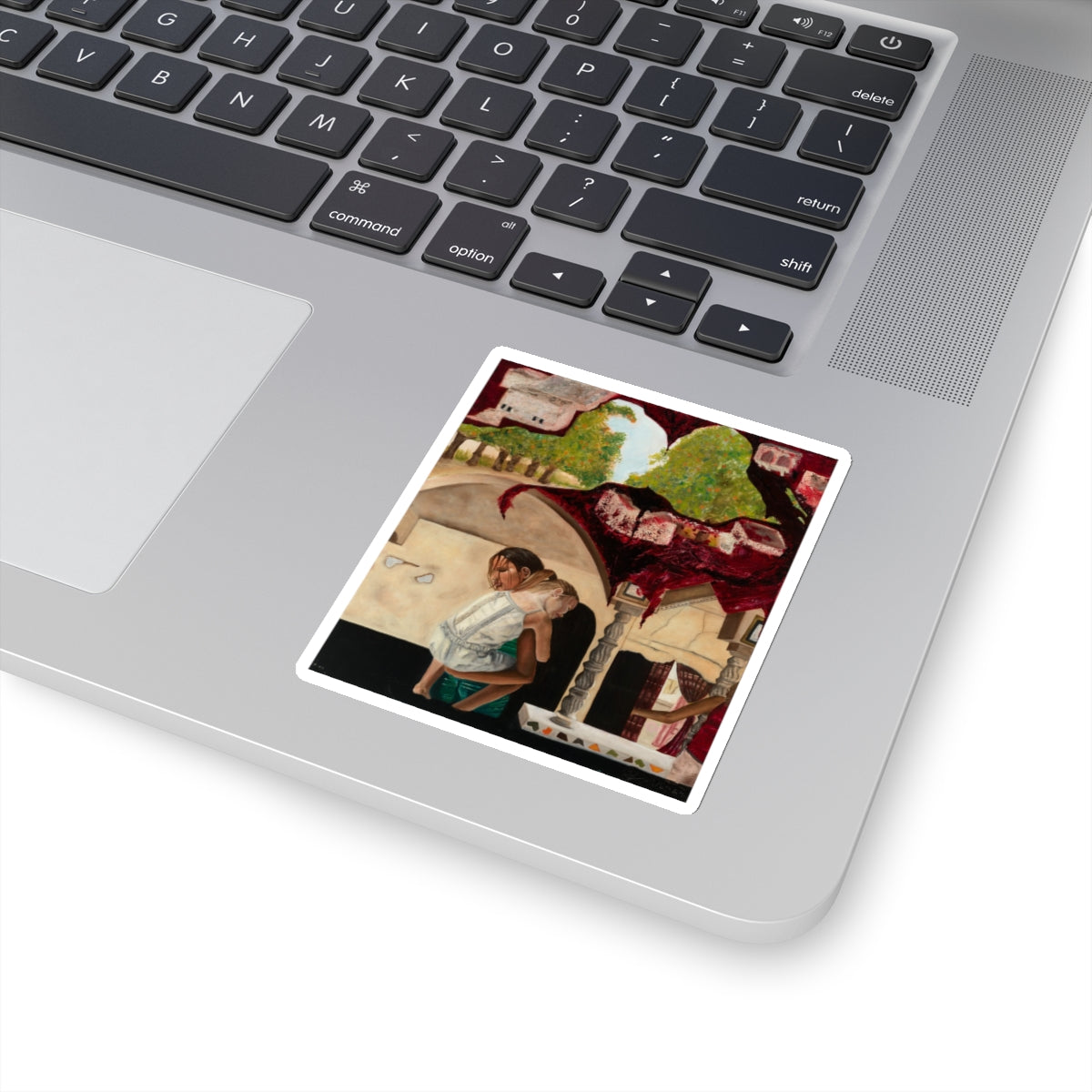 Vinyl Sticker of "Psyche of Lost Youth" - art under moonlight