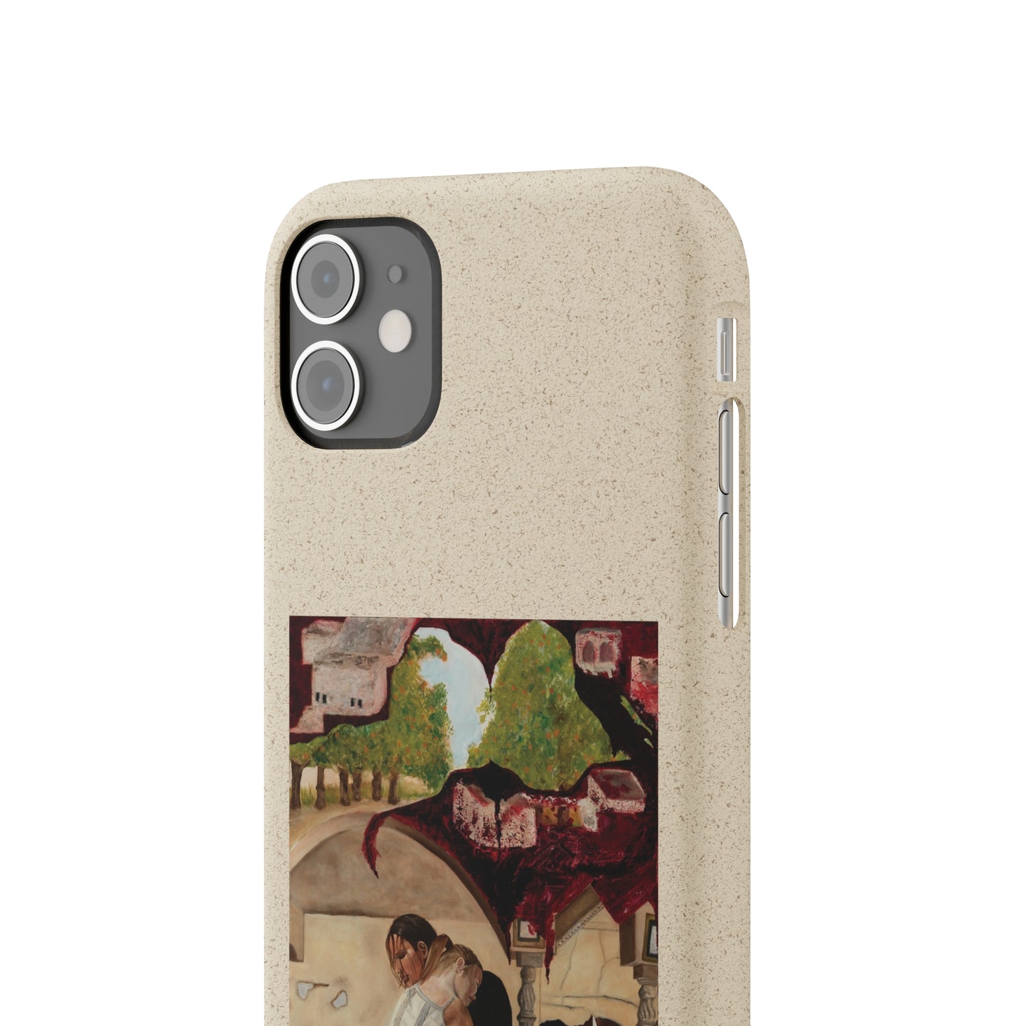 Biodegradable Phone Case Printed with "Psyche of Lost Youth" - art under moonlight