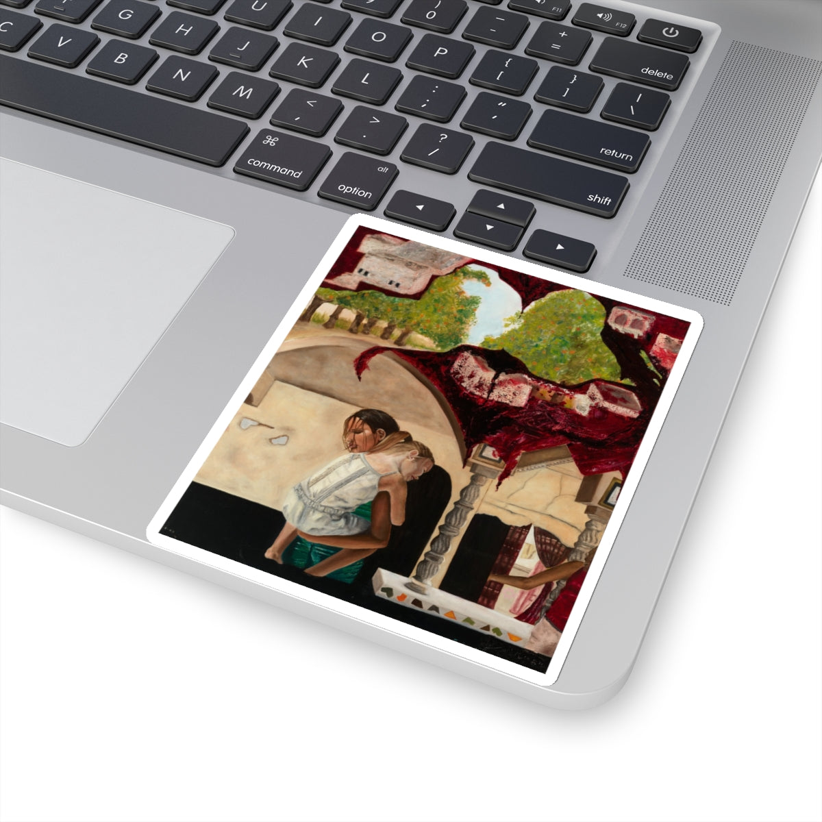 Vinyl Sticker of "Psyche of Lost Youth" - art under moonlight