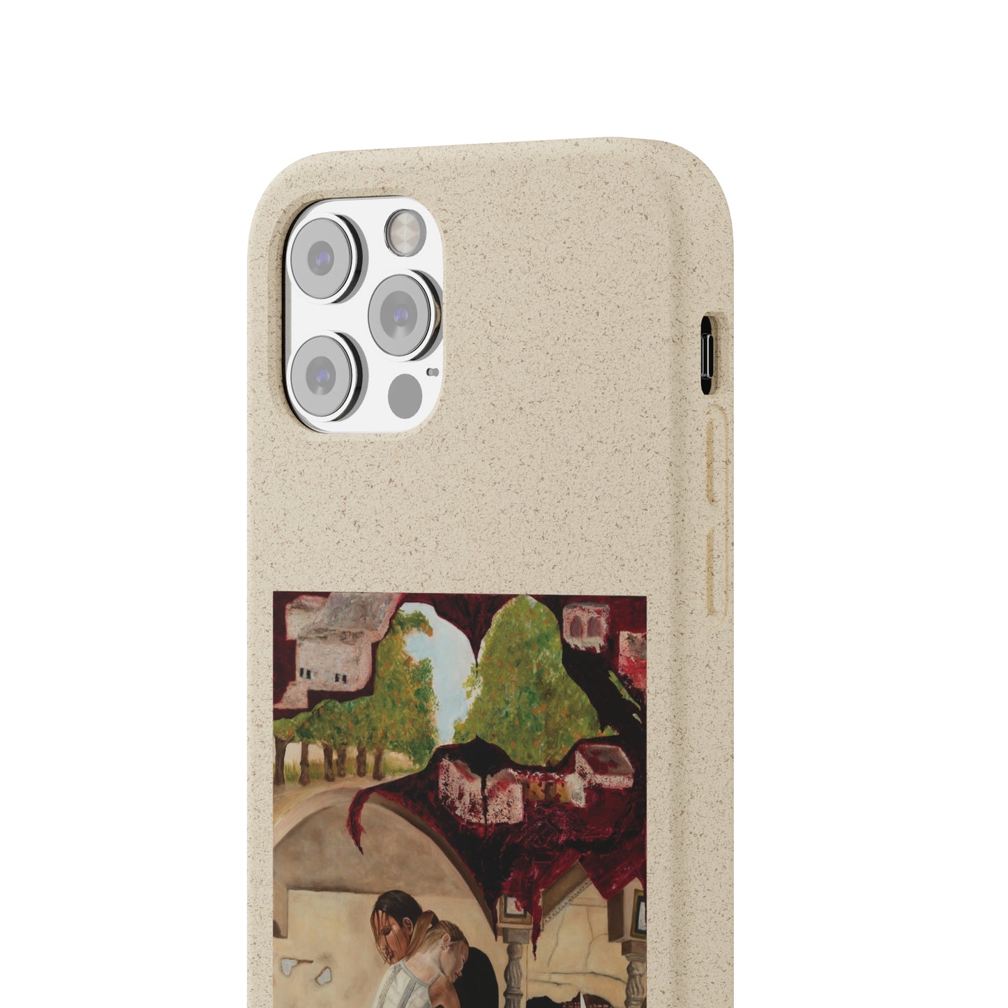 Biodegradable Phone Case Printed with "Psyche of Lost Youth" - art under moonlight