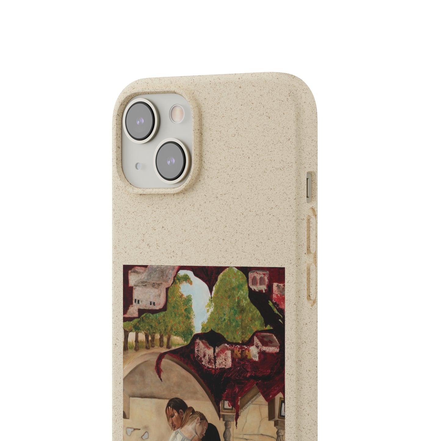 Biodegradable Phone Case Printed with "Psyche of Lost Youth" - art under moonlight