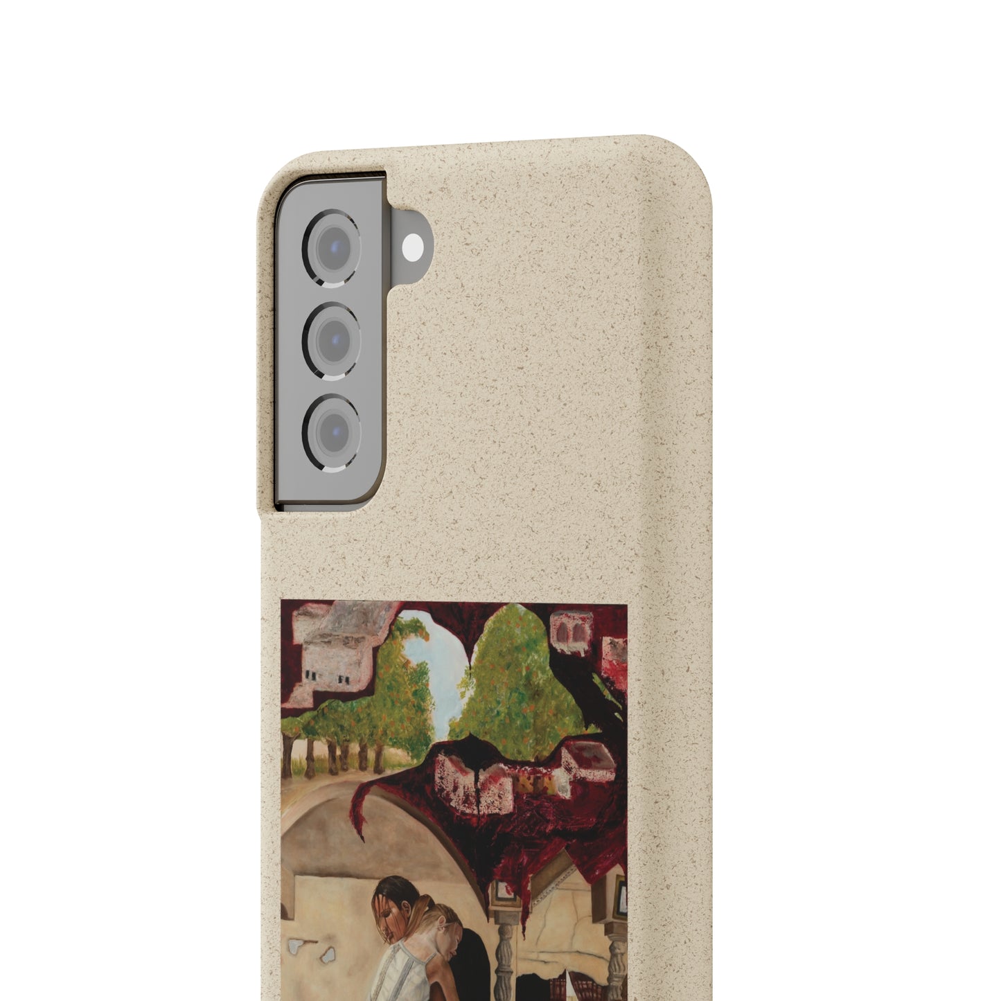 Biodegradable Phone Case Printed with "Psyche of Lost Youth" - art under moonlight