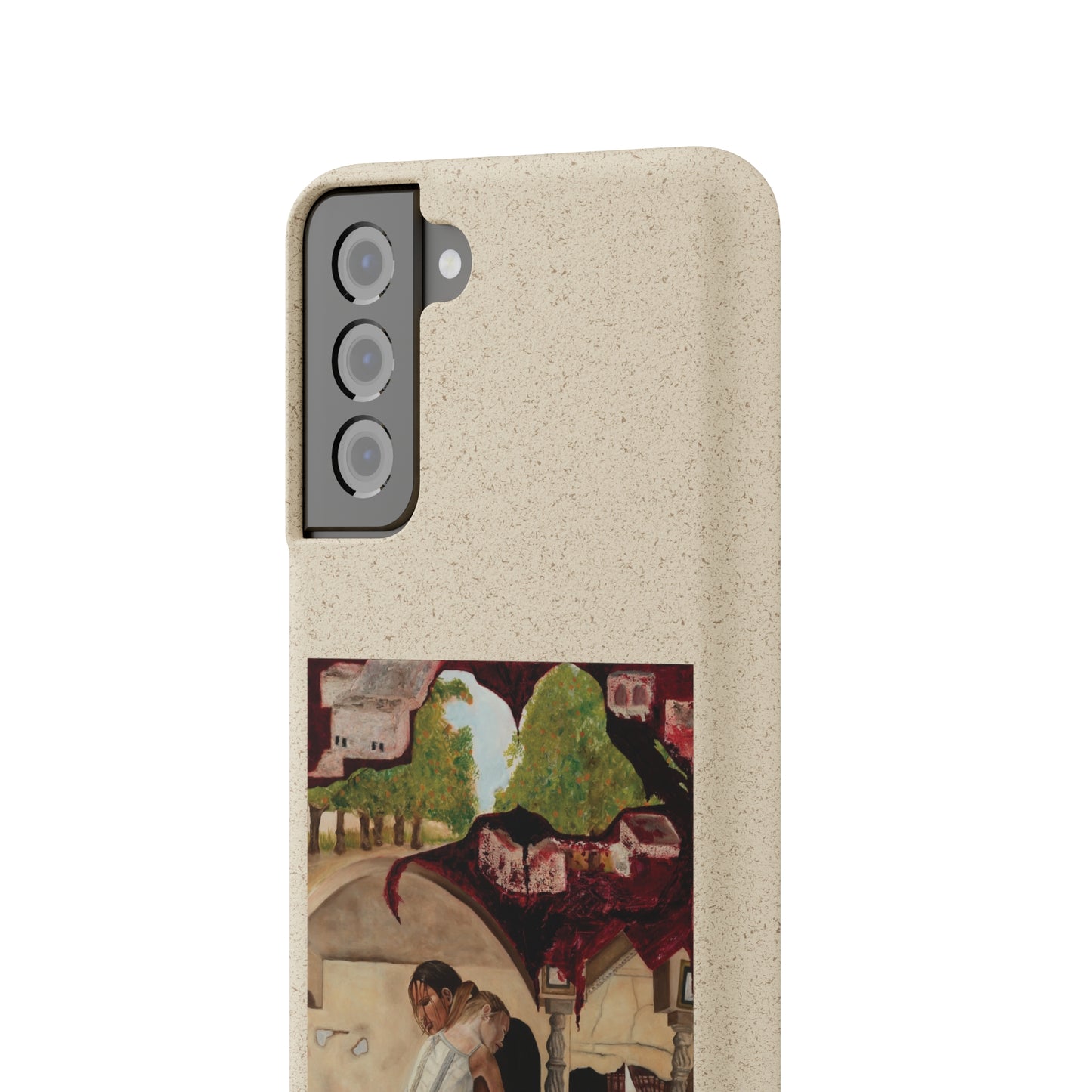 Biodegradable Phone Case Printed with "Psyche of Lost Youth" - art under moonlight