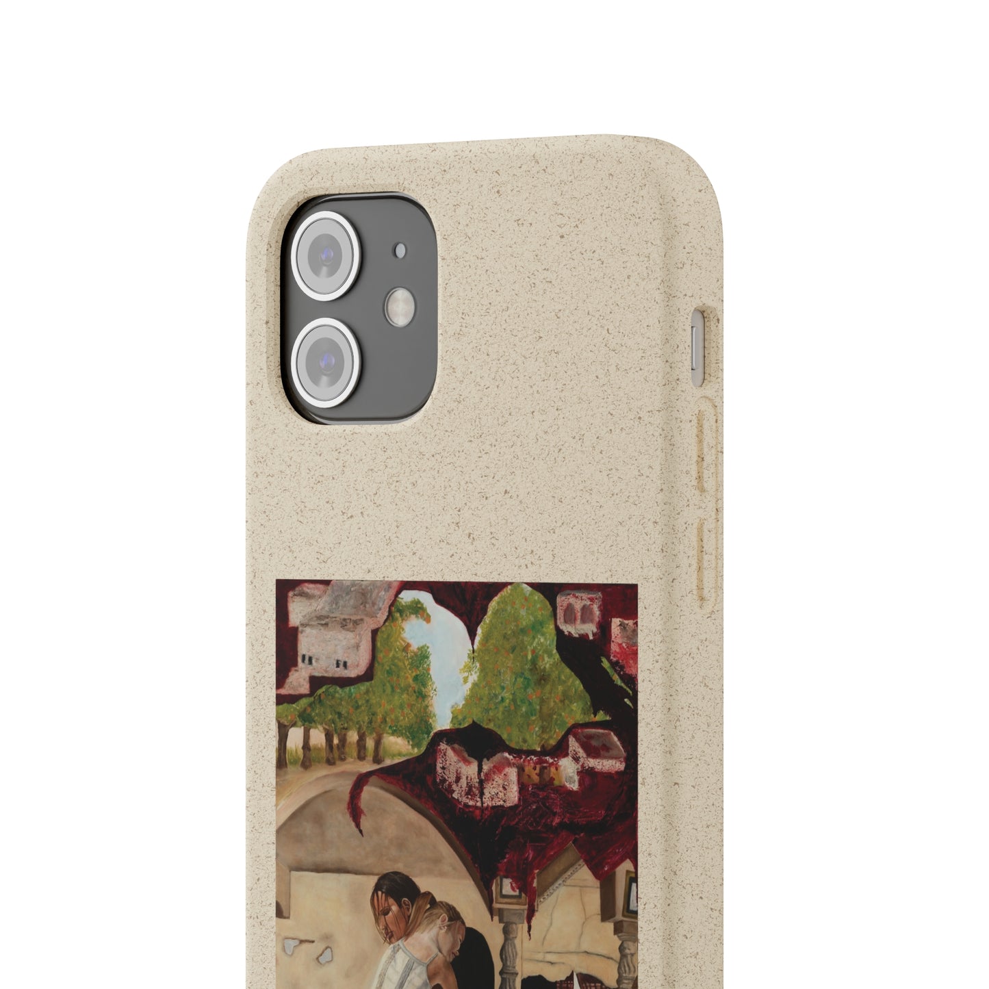 Biodegradable Phone Case Printed with "Psyche of Lost Youth" - art under moonlight