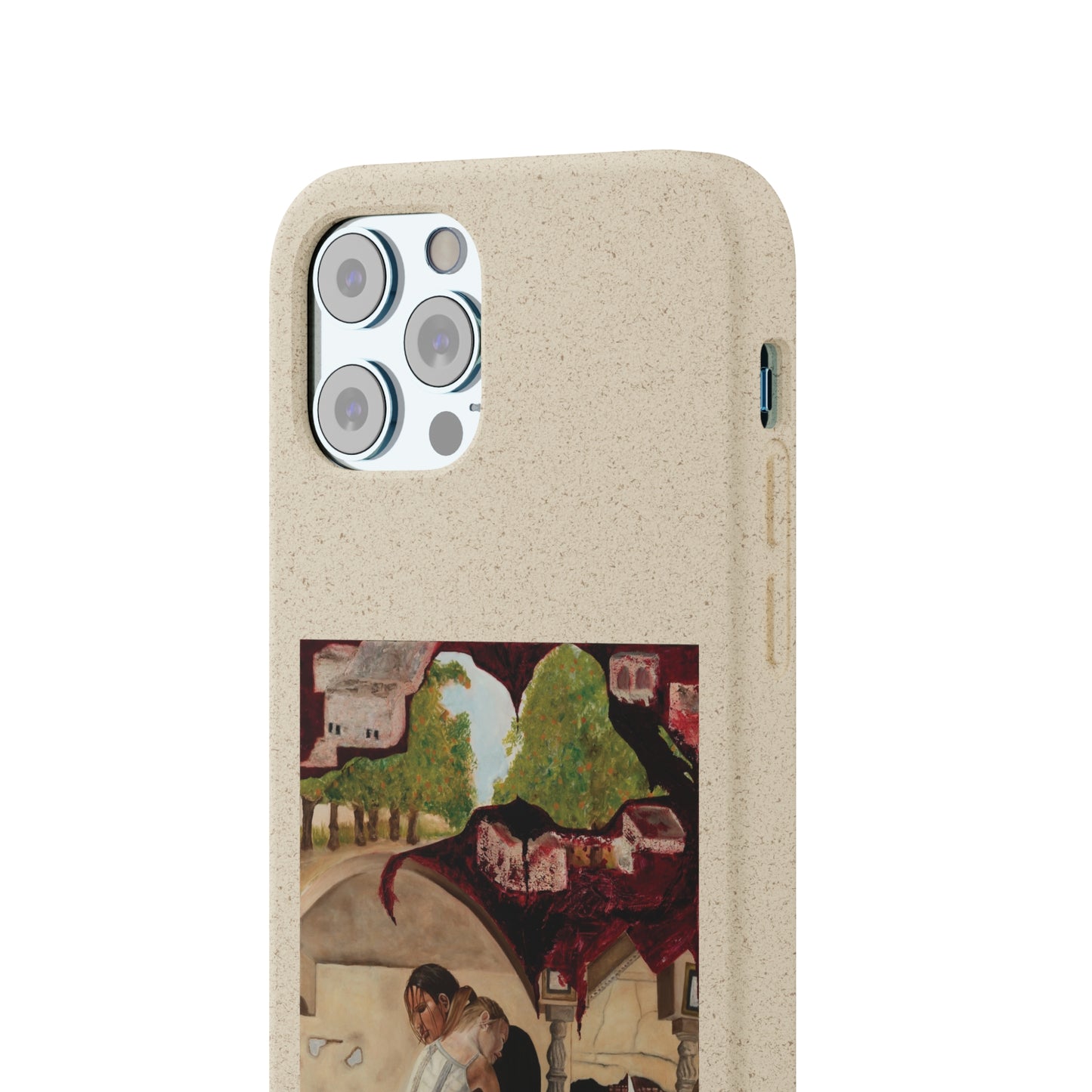 Biodegradable Phone Case Printed with "Psyche of Lost Youth" - art under moonlight