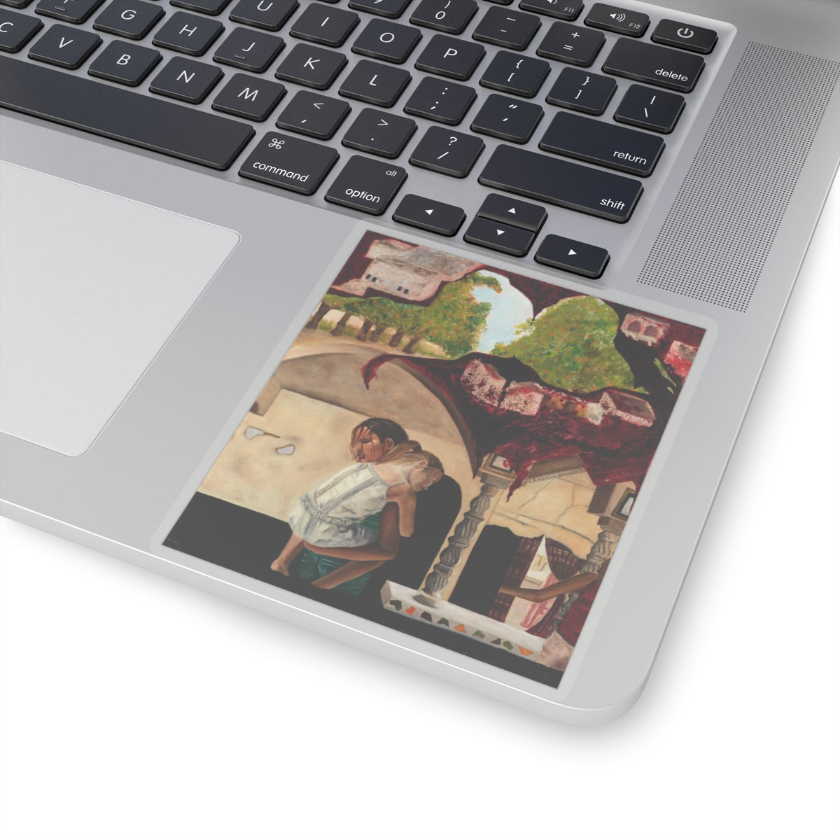 Vinyl Sticker of "Psyche of Lost Youth" - art under moonlight