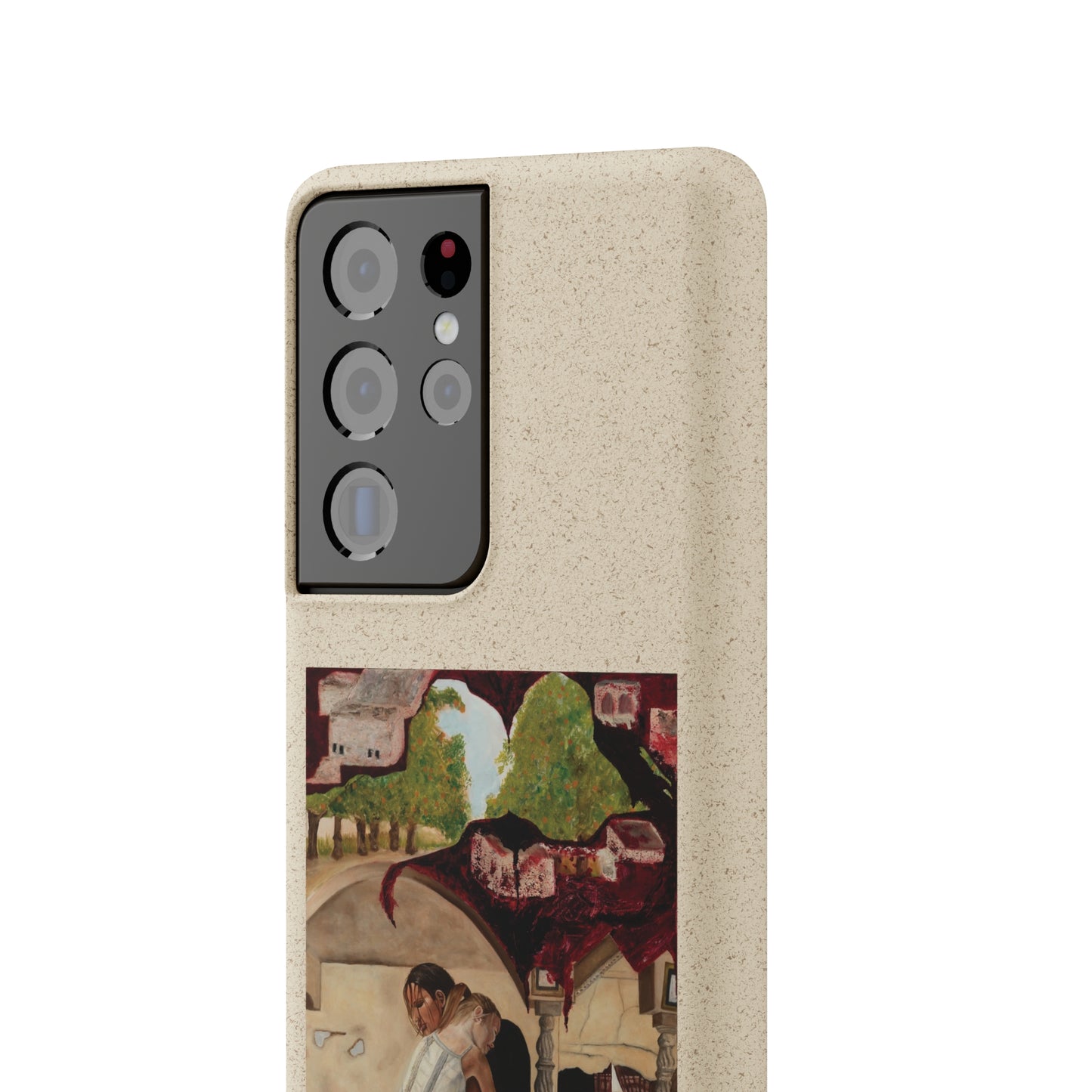 Biodegradable Phone Case Printed with "Psyche of Lost Youth" - art under moonlight