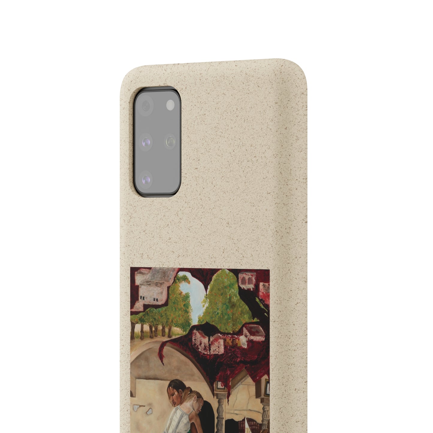 Biodegradable Phone Case Printed with "Psyche of Lost Youth" - art under moonlight