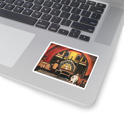Vinyl Sticker of "Ghosts Inside" - art under moonlight