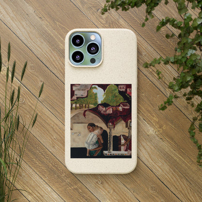 Biodegradable Phone Case Printed with "Psyche of Lost Youth" - art under moonlight