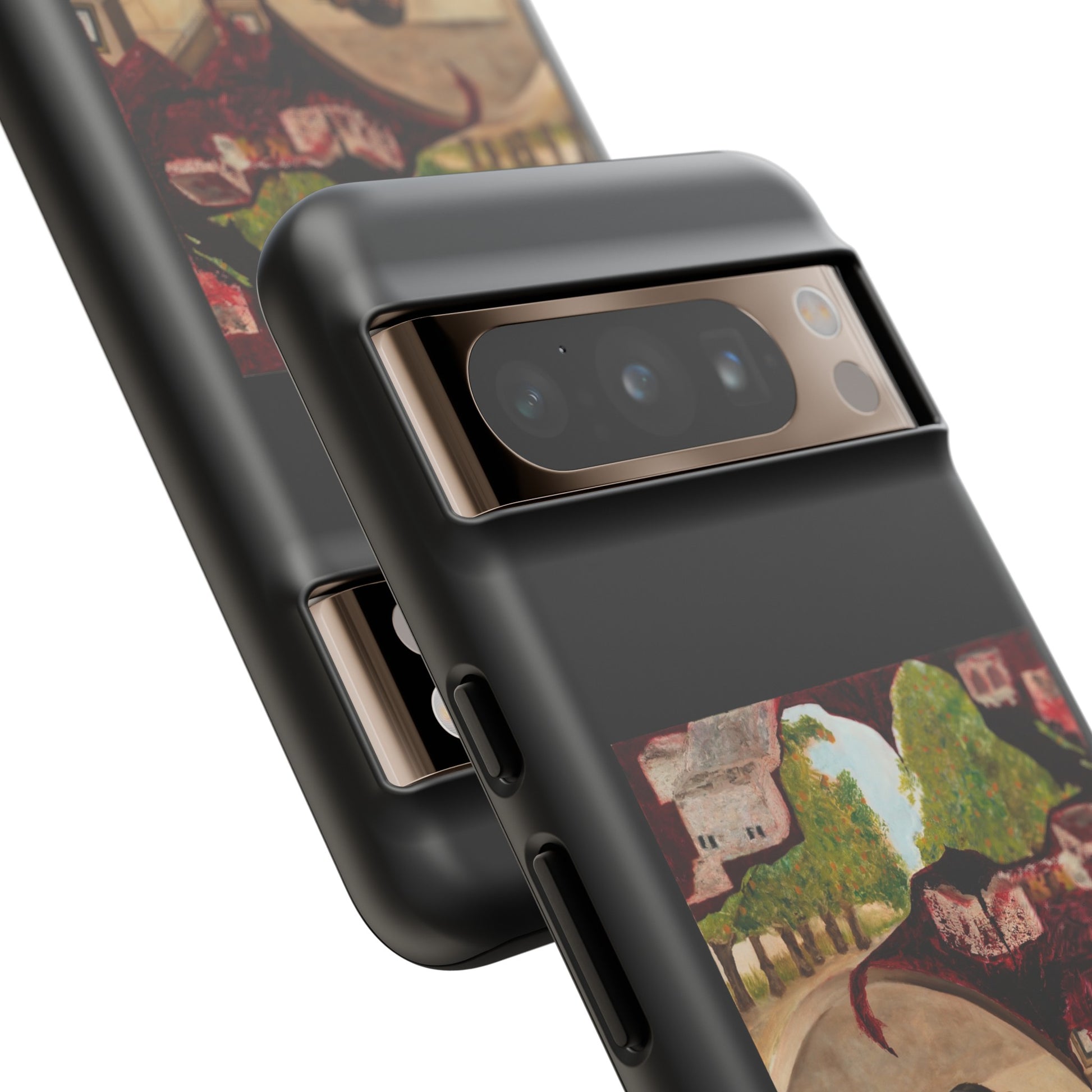 Tough Phone Case Print with "Psyche of Lost Youth" - art under moonlight