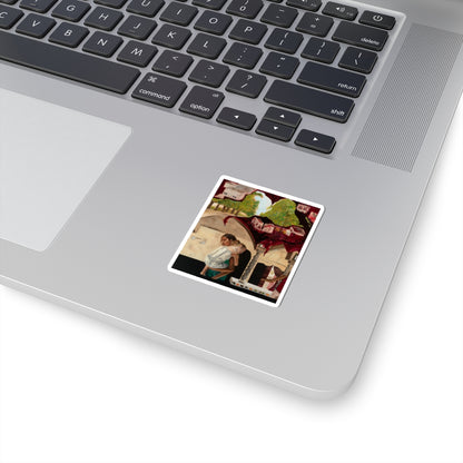 Vinyl Sticker of "Psyche of Lost Youth" - art under moonlight