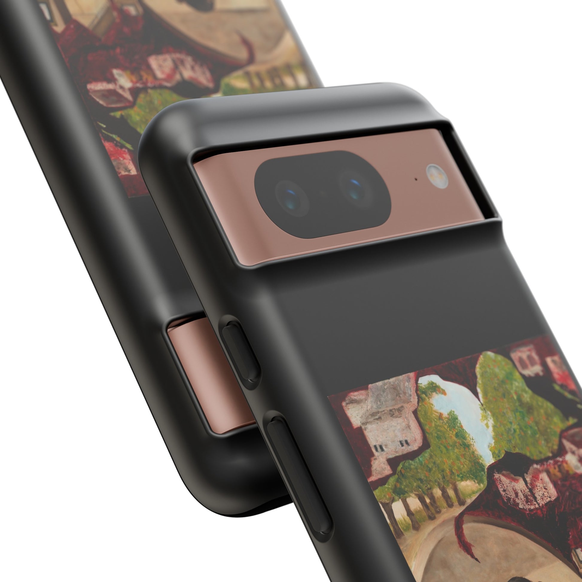 Tough Phone Case Print with "Psyche of Lost Youth" - art under moonlight