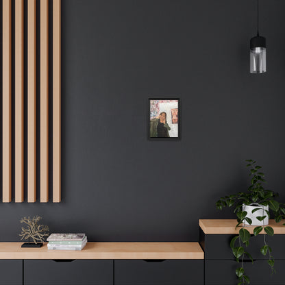 Framed Canvas of "Lost in Metamorphosis" - art under moonlight