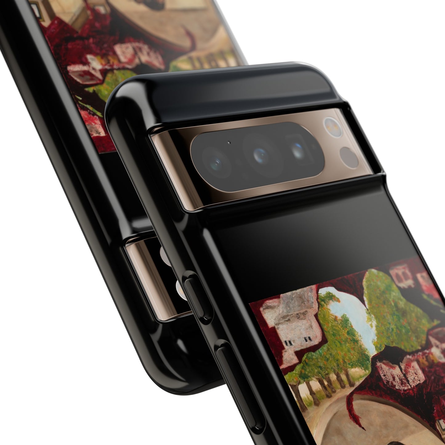 Tough Phone Case Print with "Psyche of Lost Youth" - art under moonlight