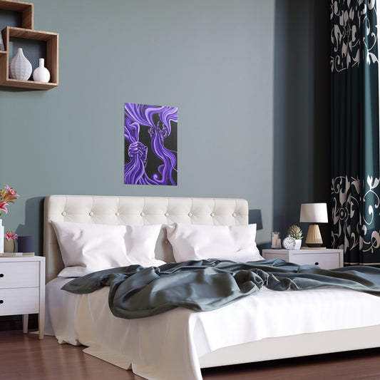 Indoor and Outdoor Silk Poster Print of “Letting Loose" - art under moonlight