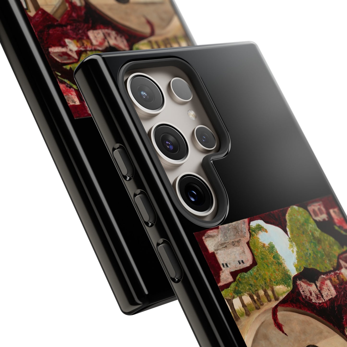 Tough Phone Case Print with "Psyche of Lost Youth" - art under moonlight