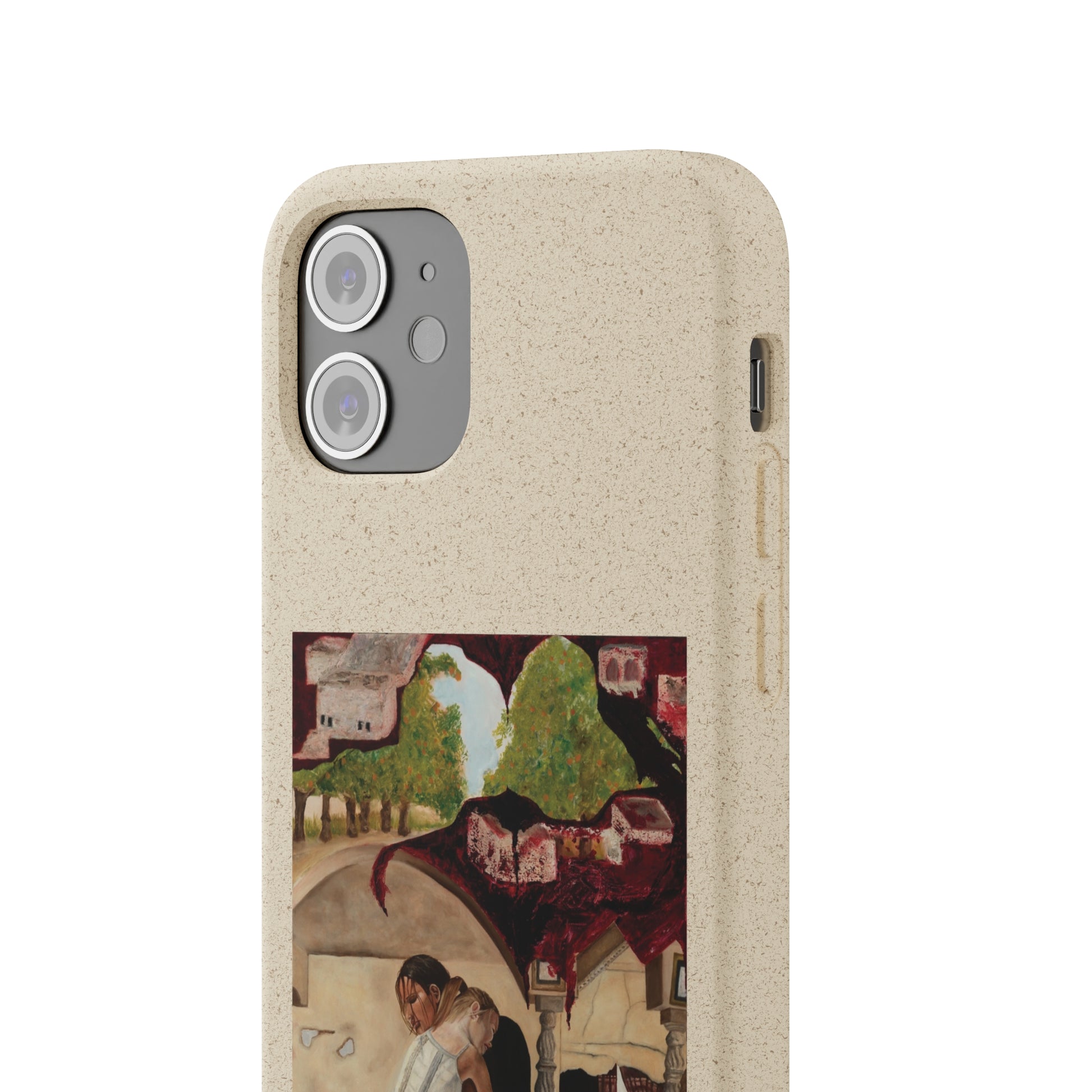 Biodegradable Phone Case Printed with "Psyche of Lost Youth" - art under moonlight
