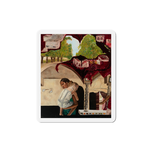 Magnet Design of "Psyche of Lost Youth" - art under moonlight