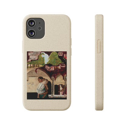 Biodegradable Phone Case Printed with "Psyche of Lost Youth" - art under moonlight