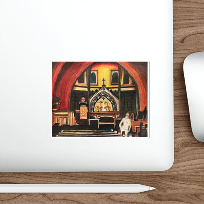 Water-Proof Sticker of "Ghosts Inside" - art under moonlight
