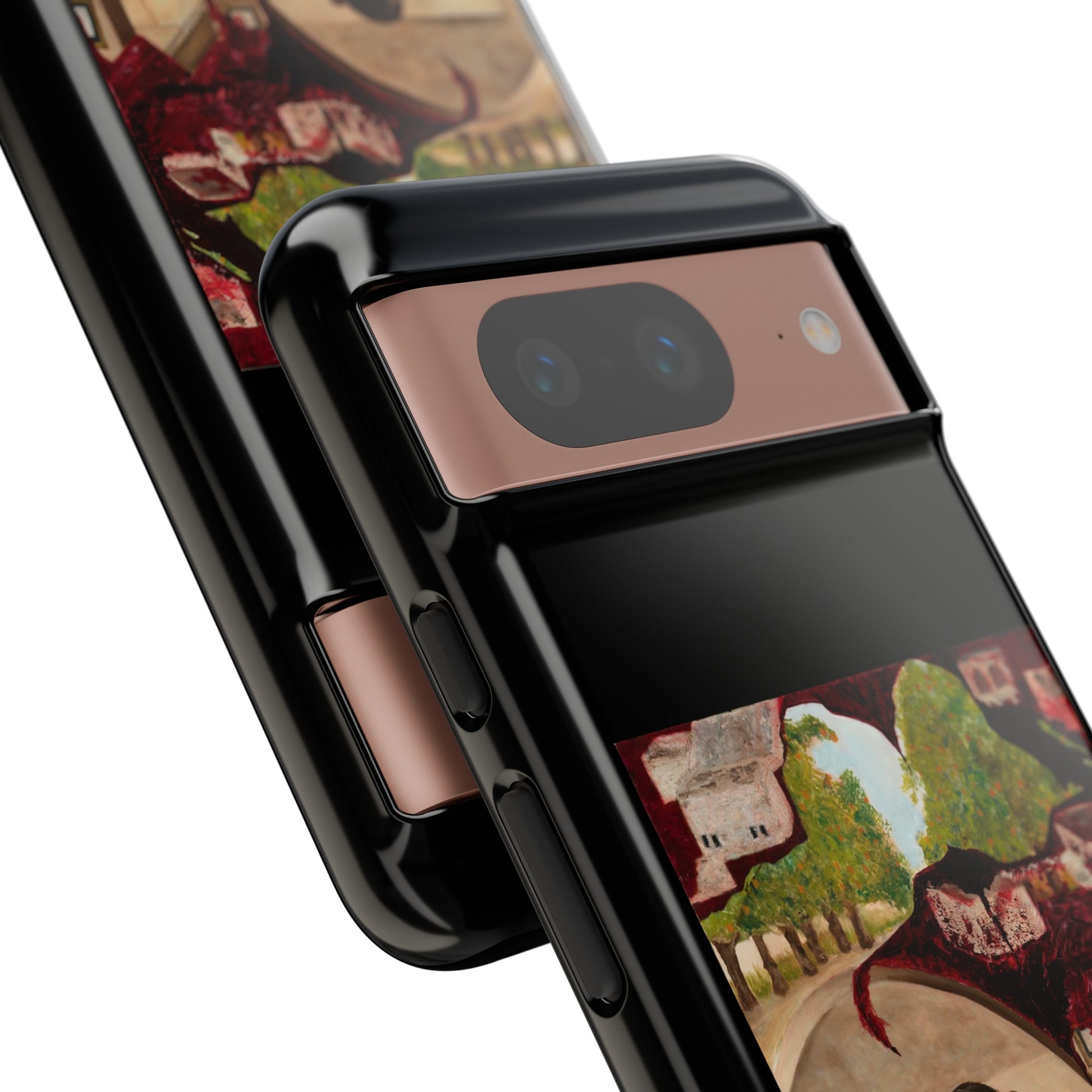 Tough Phone Case Print with "Psyche of Lost Youth" - art under moonlight